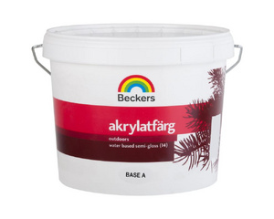 Краска для фасадов Beckers Akrylatfarg 2.7 л